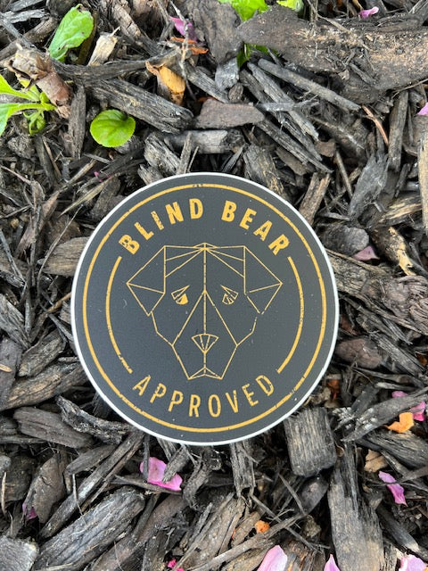 BBO Distressed Bronze Approved Sticker