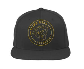 Approved Hat Black, Gold Logo